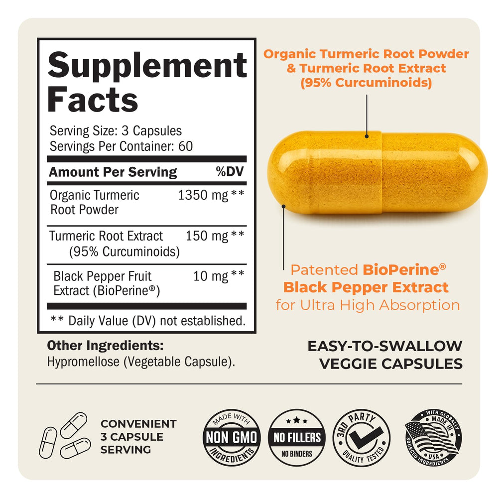 BioSchwartz open bottle with capsules spilling to show capsule size and quantity