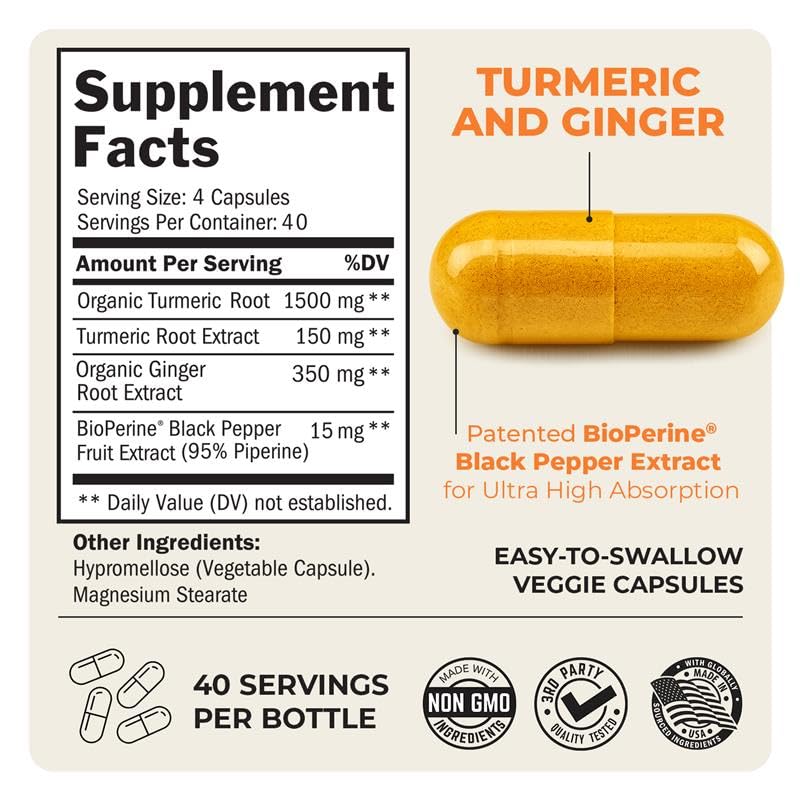 BioSchwartz turmeric root with powder to show raw ingredient and purity