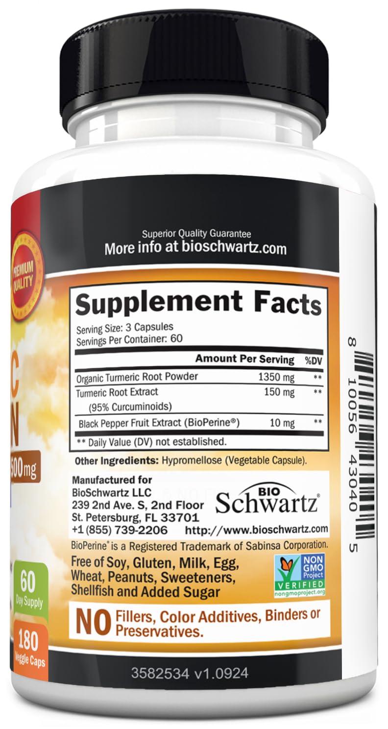 BioSchwartz capsule next to a hand for scale to show compact, swallowable size
