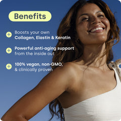 Biosil powder texture detail (ingredient visual) indicating purity and research-backed formula
