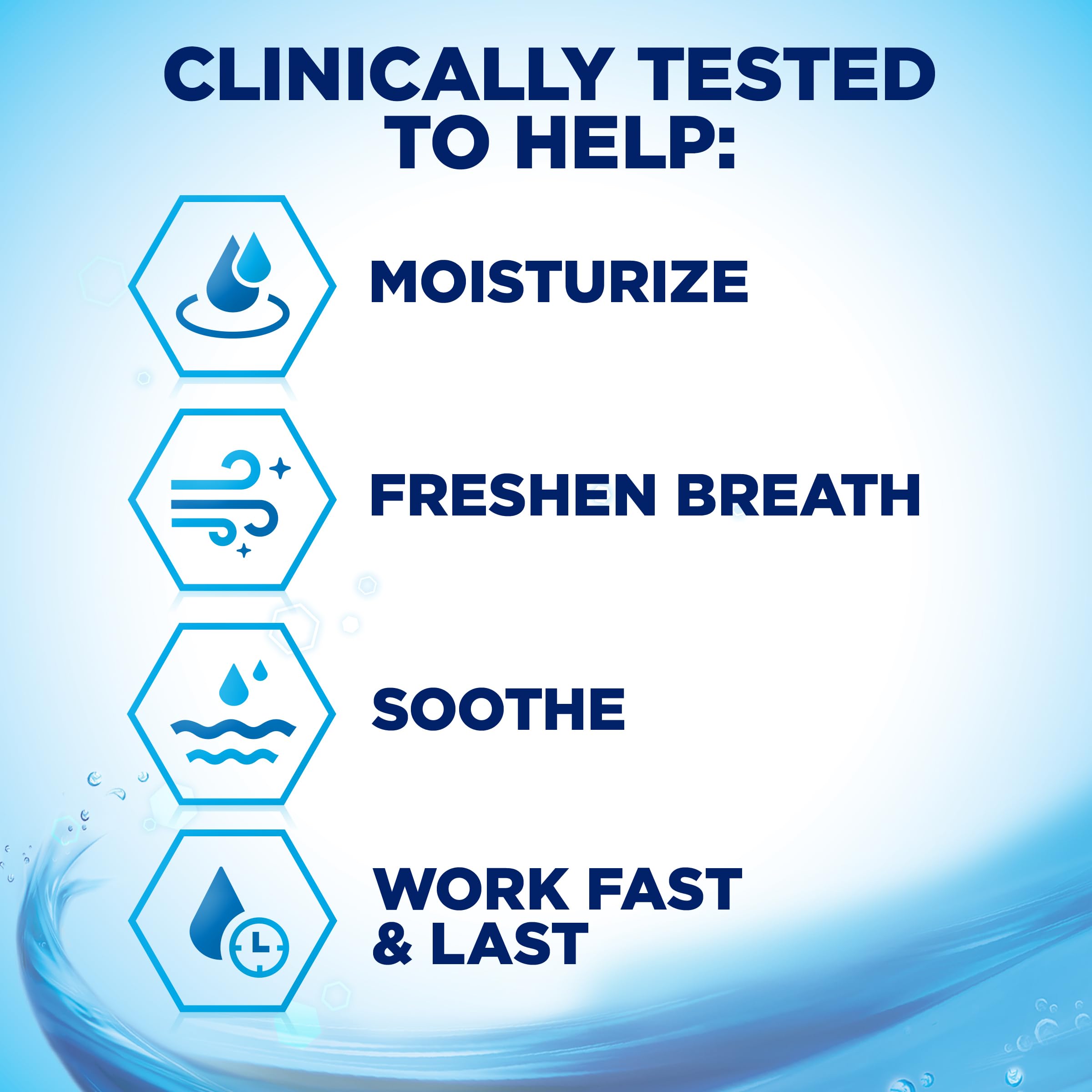 biotene spray pocket-sized shown in hand for quick on-the-go relief