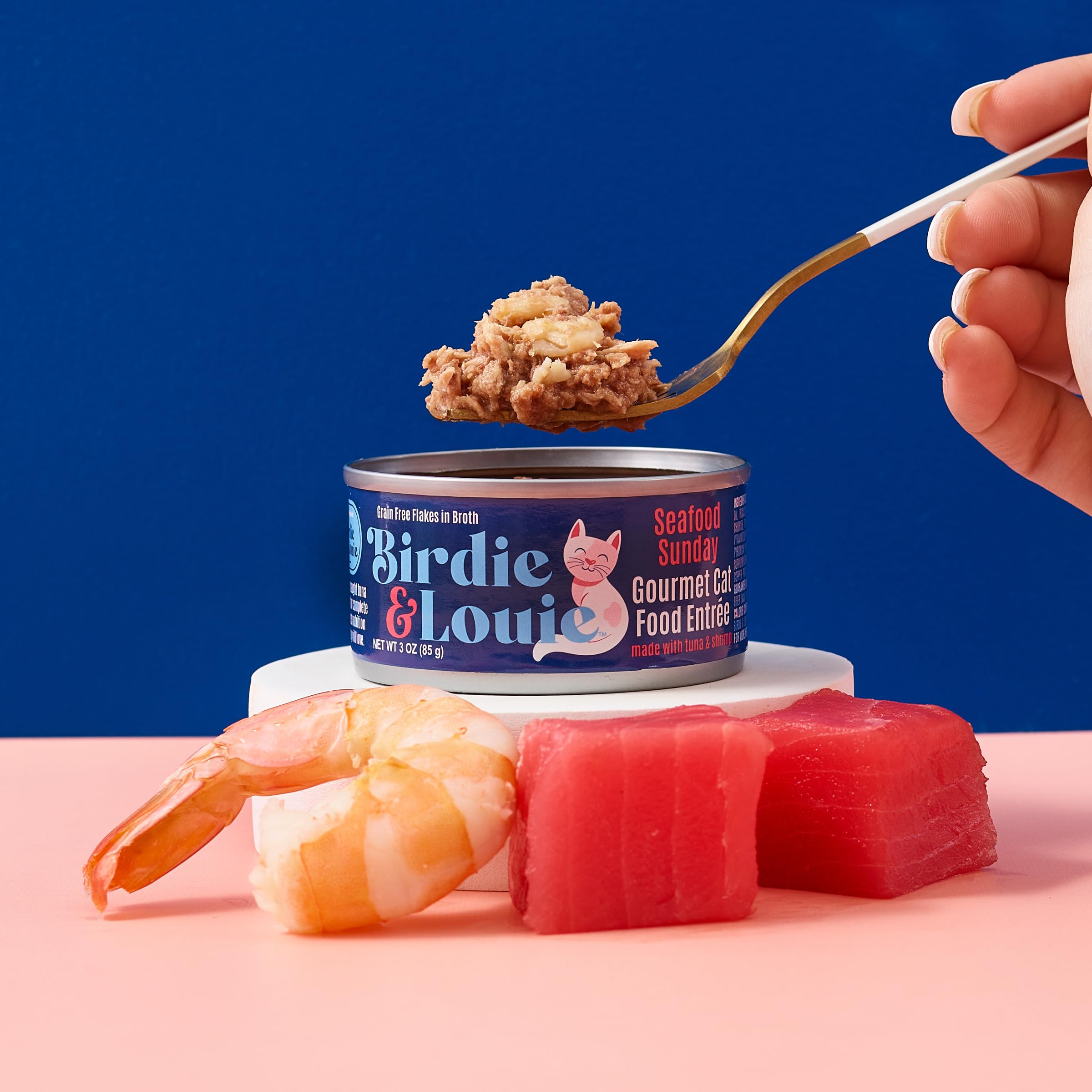 Birdie & Louie Tuna & Pineapple served in a bowl showing appealing mix