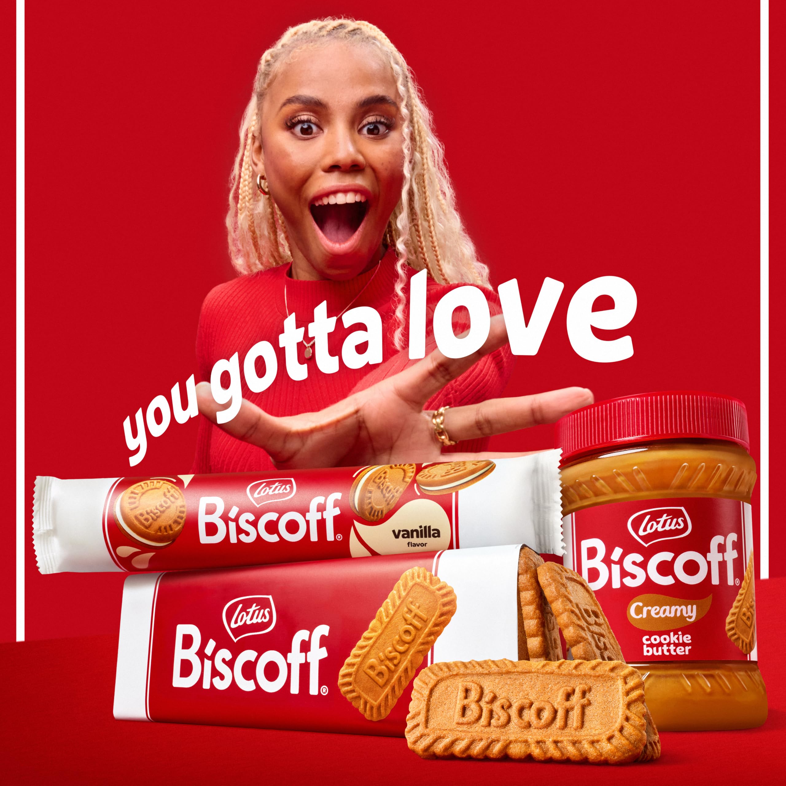 Biscoff spread on toast breakfast scene with brand showing quick delicious meal idea
