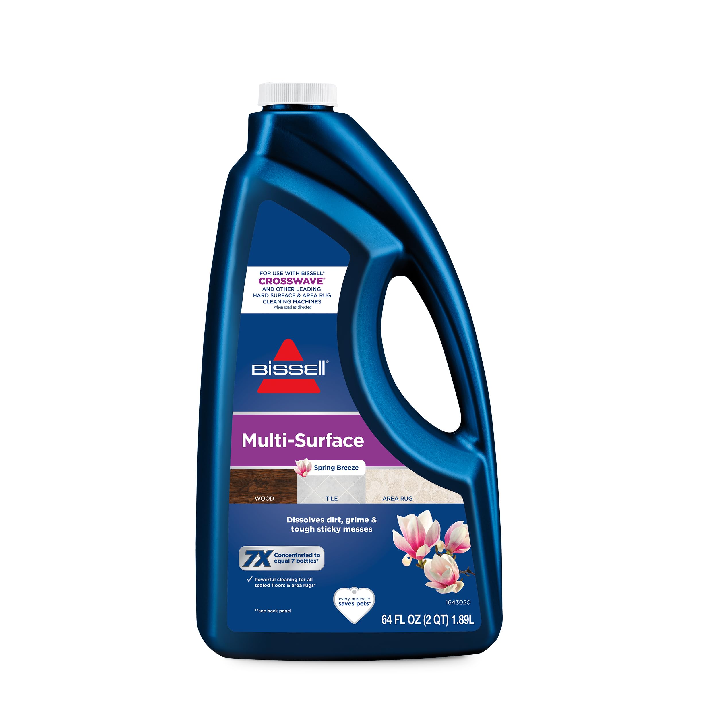 Bissell 64oz bottle front label showing product name and scent benefit