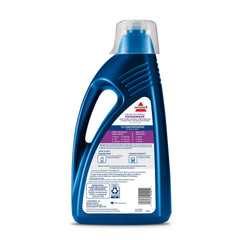 BISSELL 80oz bottle next to ruler showing refill capacity benefit