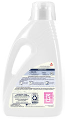 BISSELL closeup label showing OXY technology for targeted stain lifting