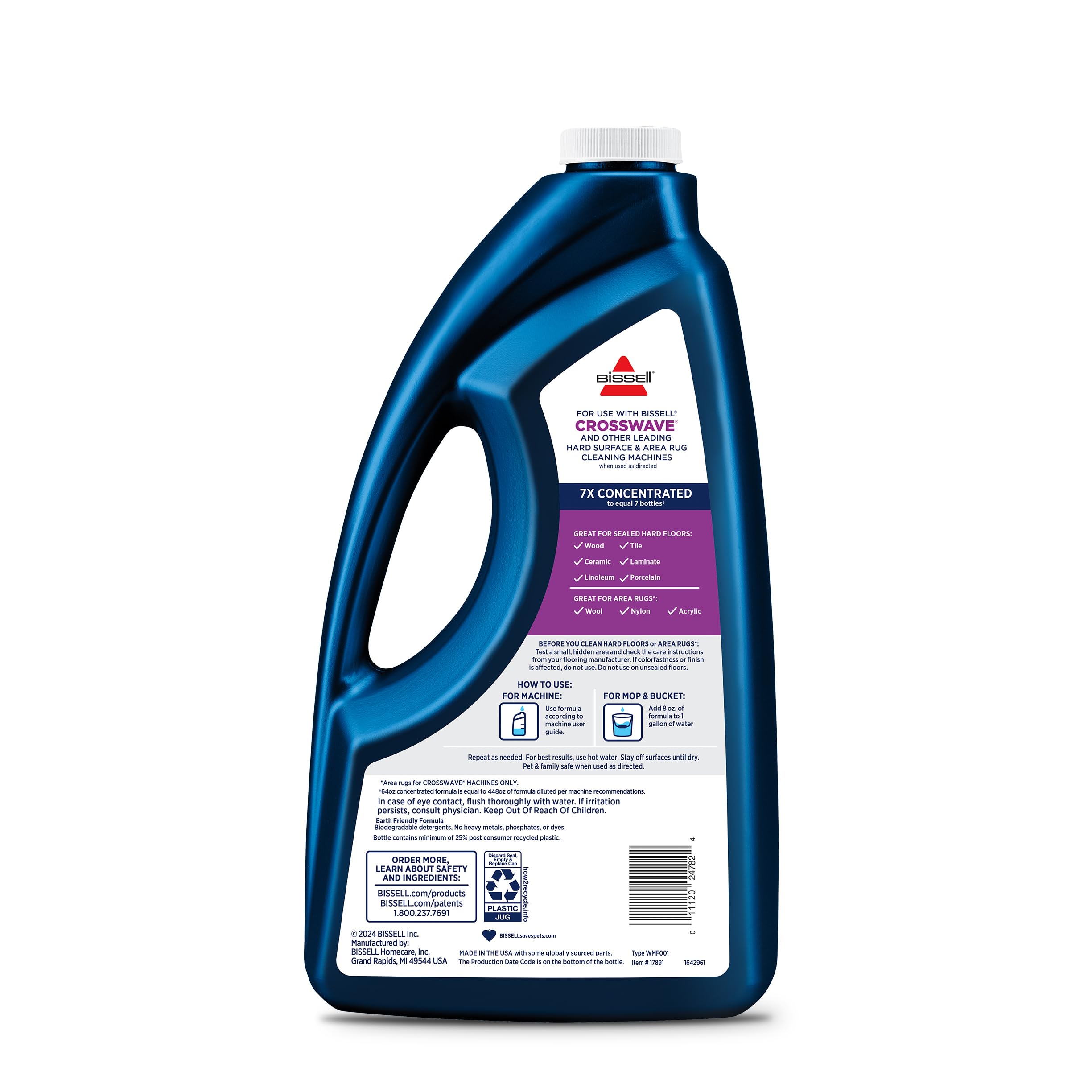 Bissell close-up of Spring Breeze scent label highlighting fresh aroma
