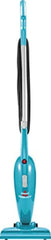 Bissell Featherweight front view showing compact electric broom and easy storage benefit