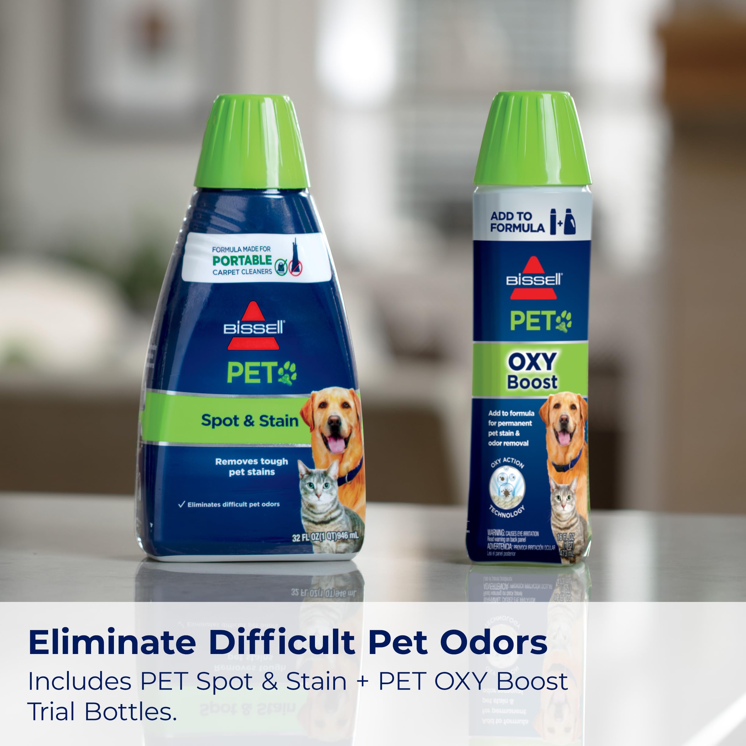 BISSELL Little Green Pet Deluxe cleaning a car seat to remove pet messes