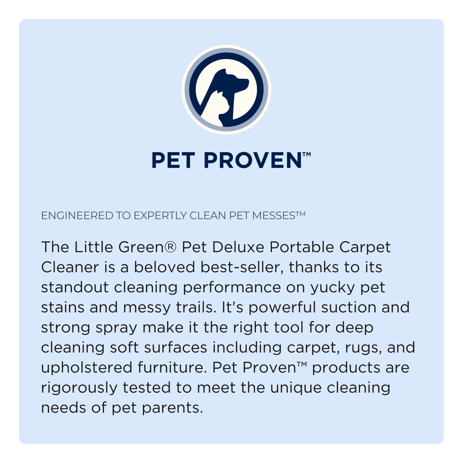 BISSELL Little Green Pet Deluxe tools laid out highlighting included attachments