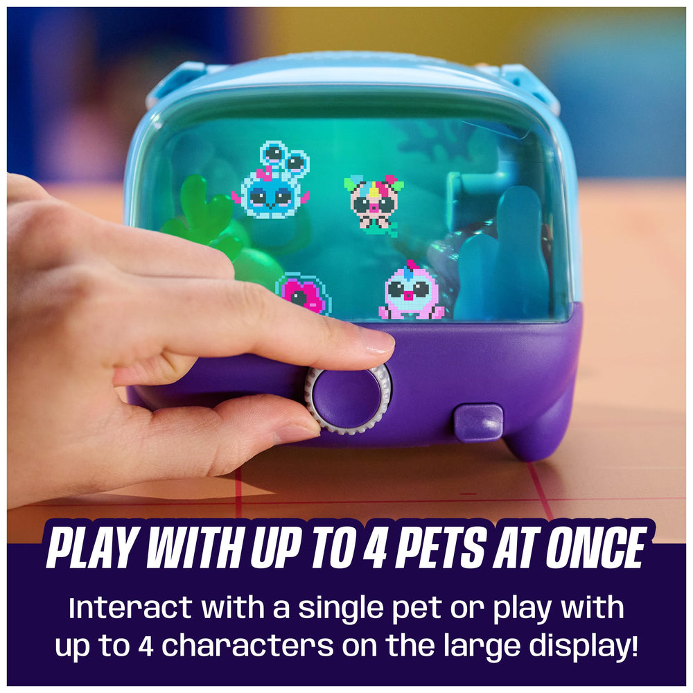 BITZEE dial and control buttons demonstrating intuitive tactile input