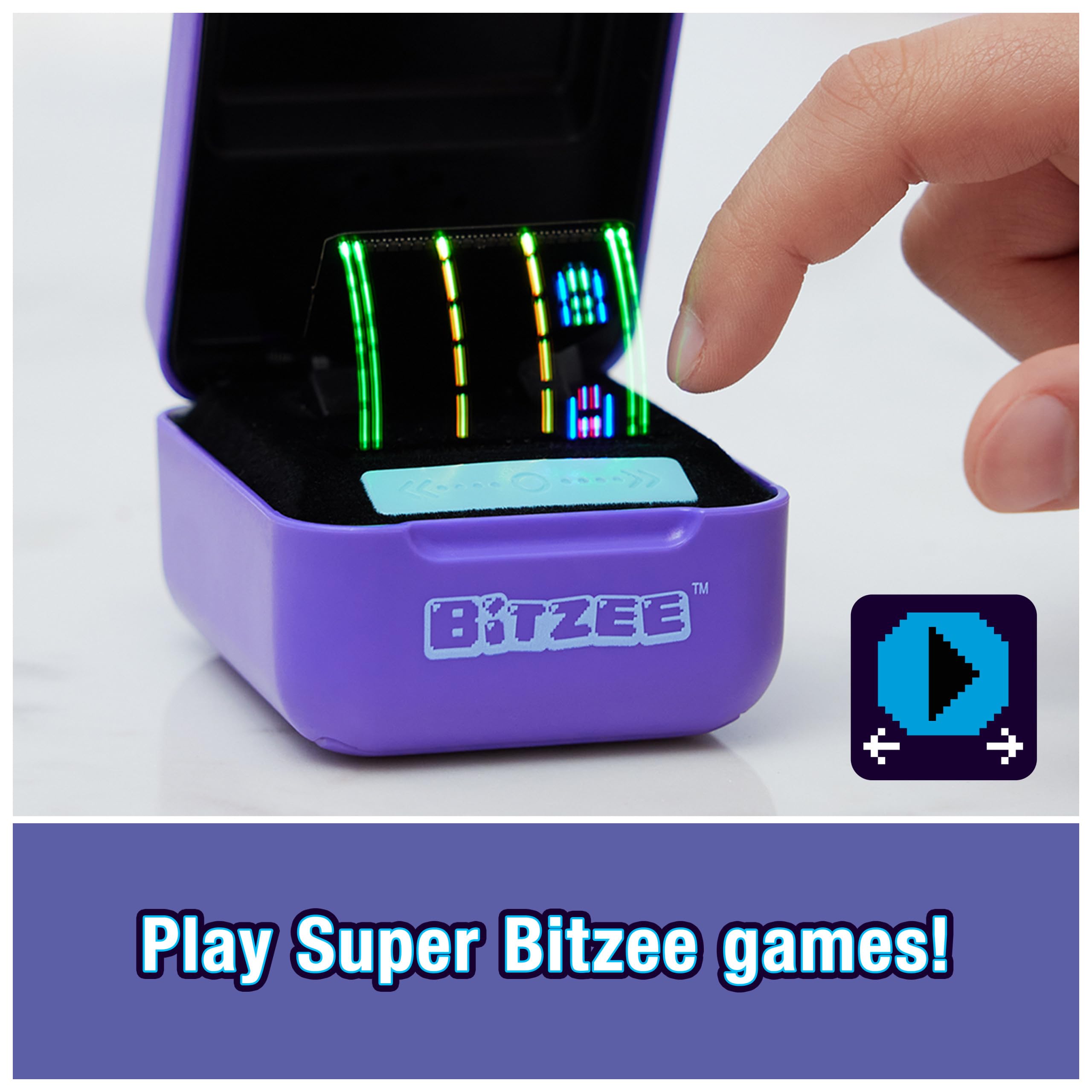 Open battery compartment with included AAs, brand ready-to-play convenience