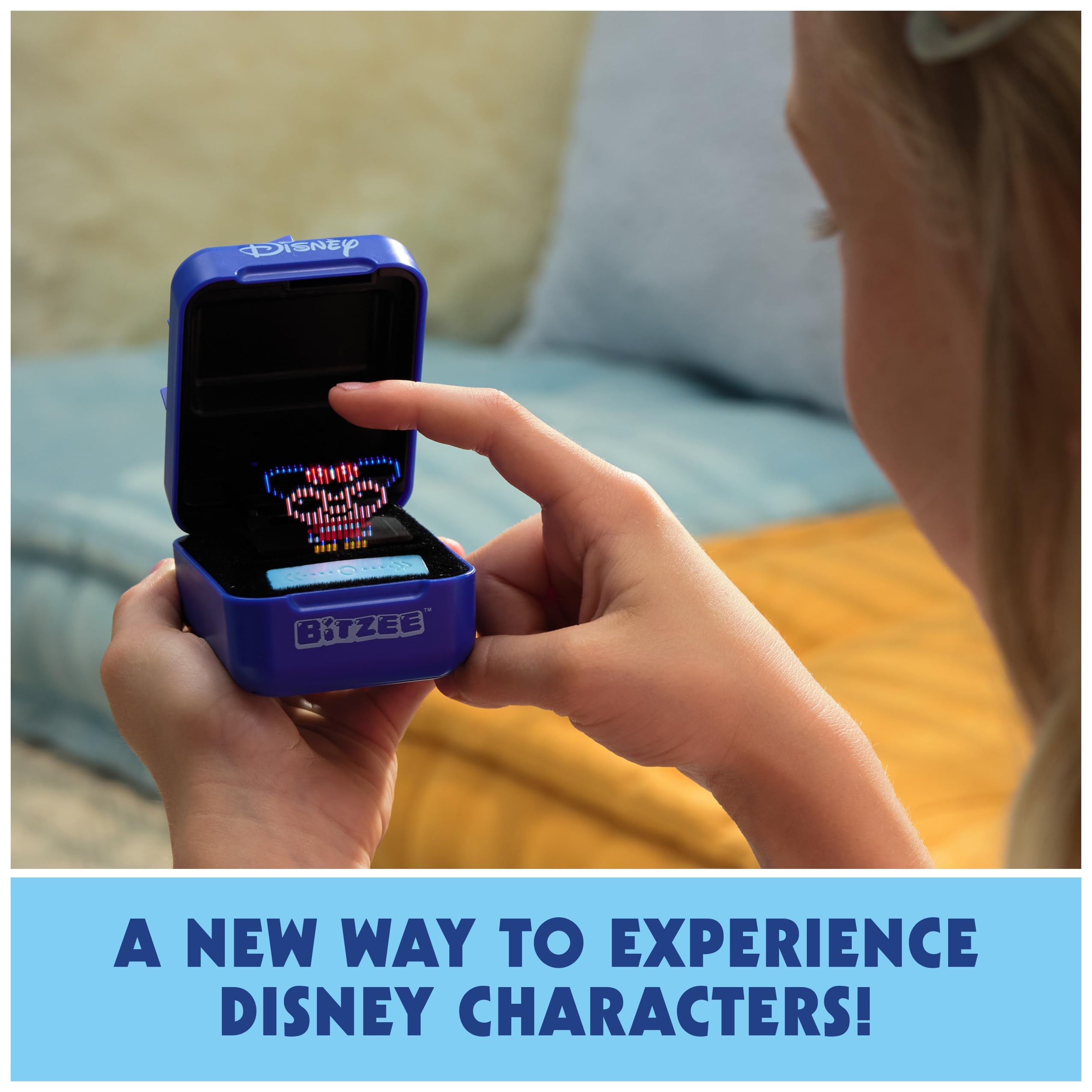 BITZEE displaying Mickey Sorcerer Hat moment for magical collectible interaction