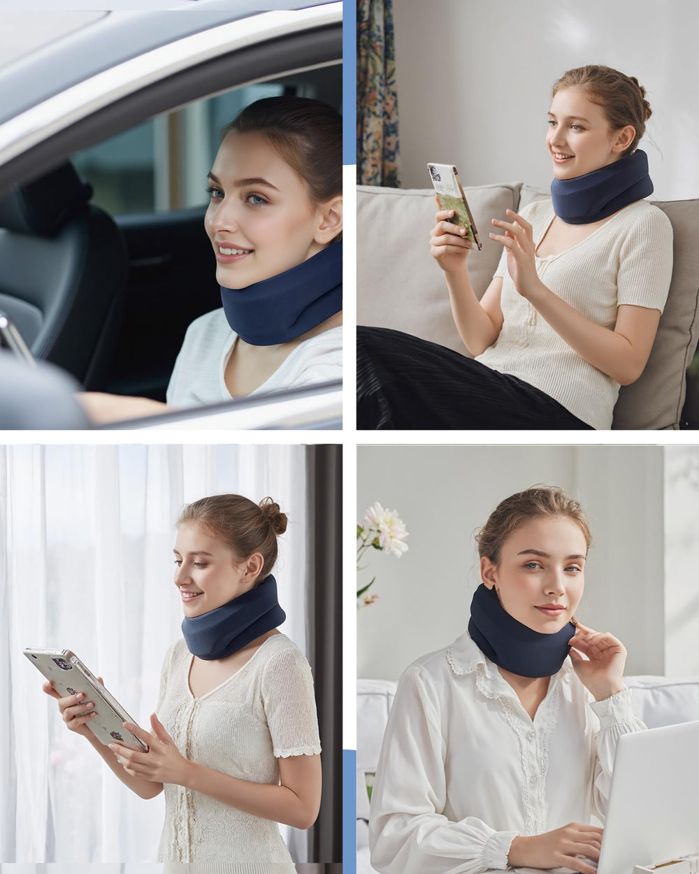 BLABOK neck brace packaging and label showing product information and readiness