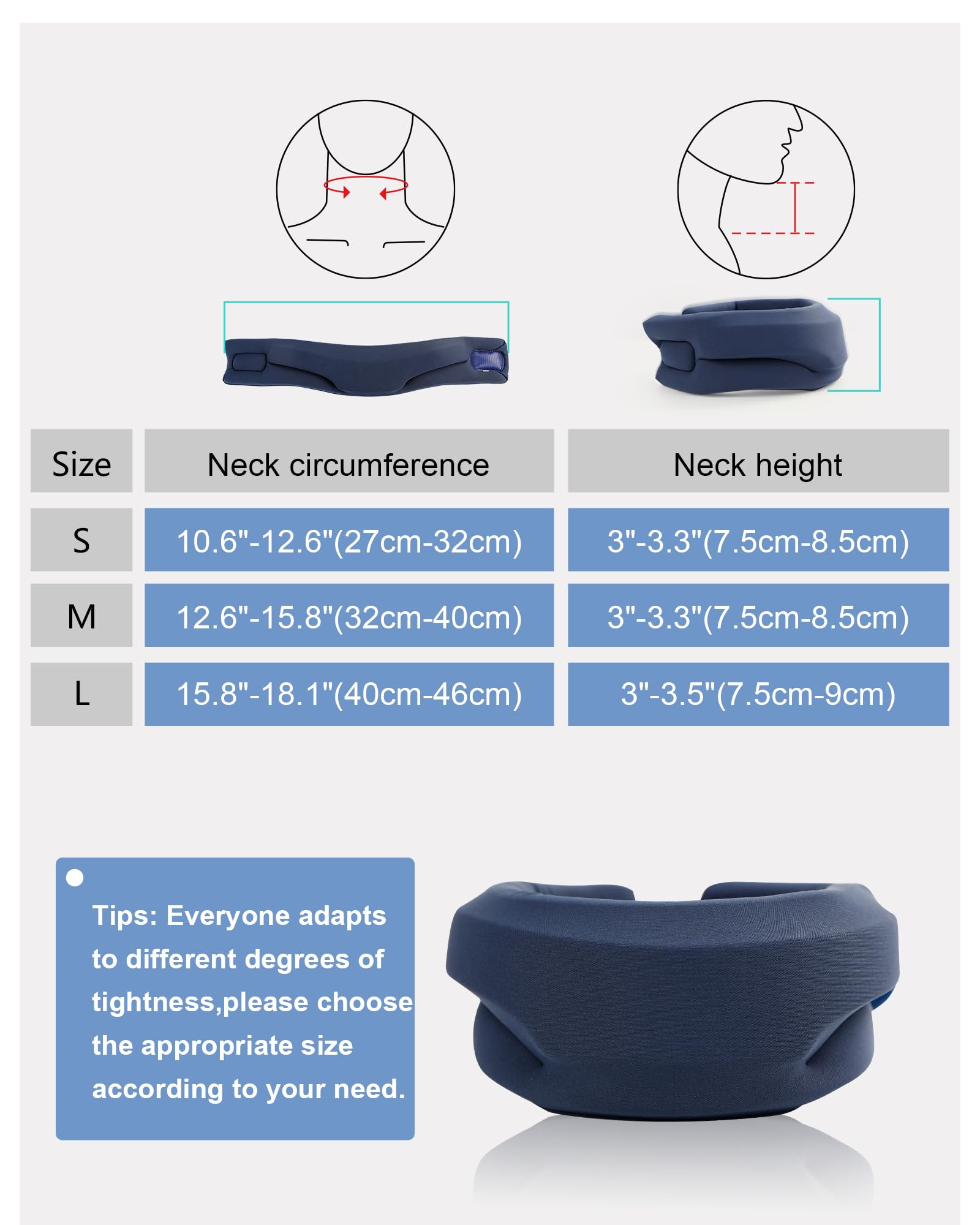 BLABOK neck brace resting in bed showing comfortable wear for relaxed recovery