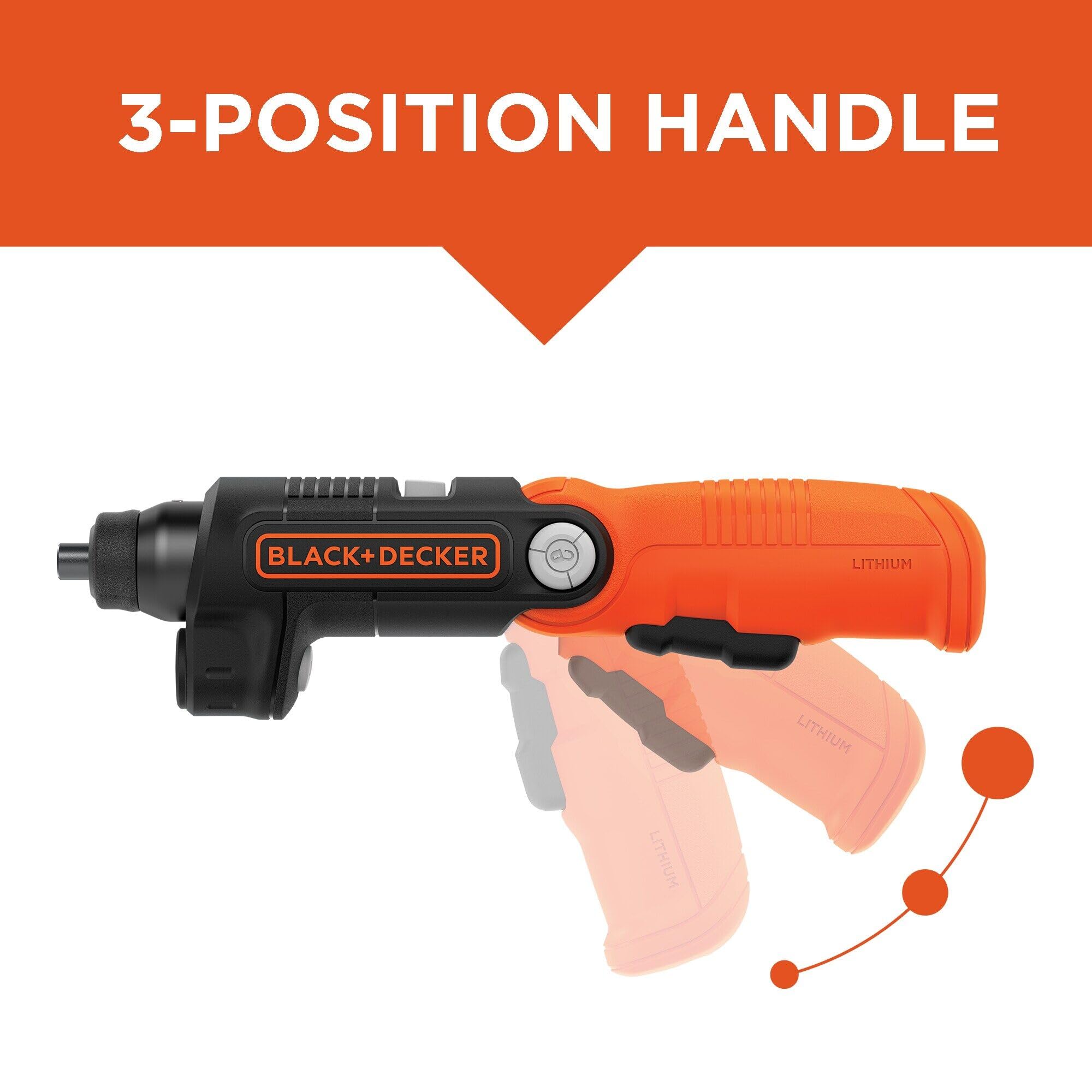 BLACK+DECKER retail packaging front label showing model BDCSFL20C and included items