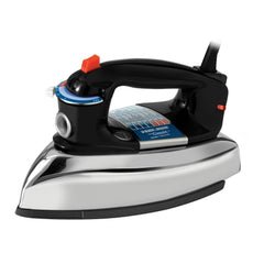 BLACK+DECKER iron front view showing controls and ergonomic handle for comfortable ironing
