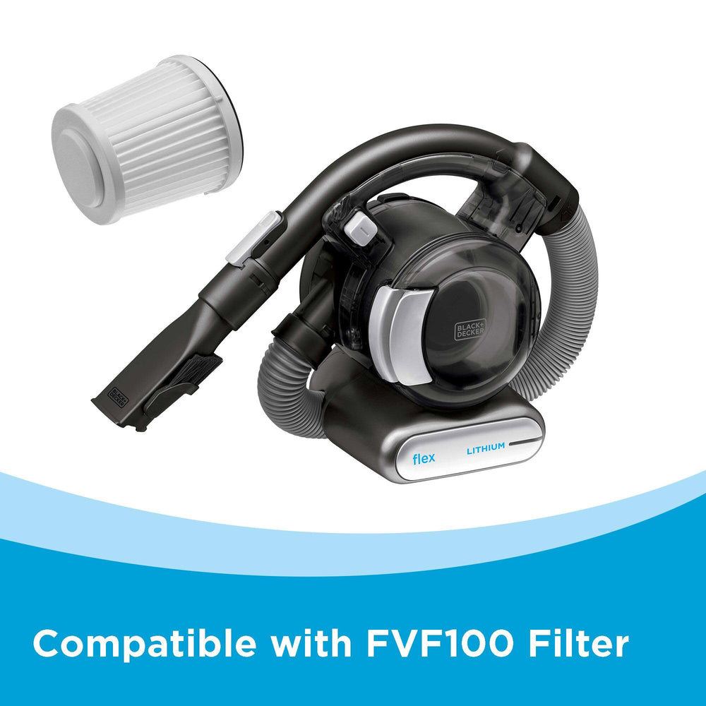 BLACK+DECKER flexible 4ft hose extended to reach high and tight cleaning areas