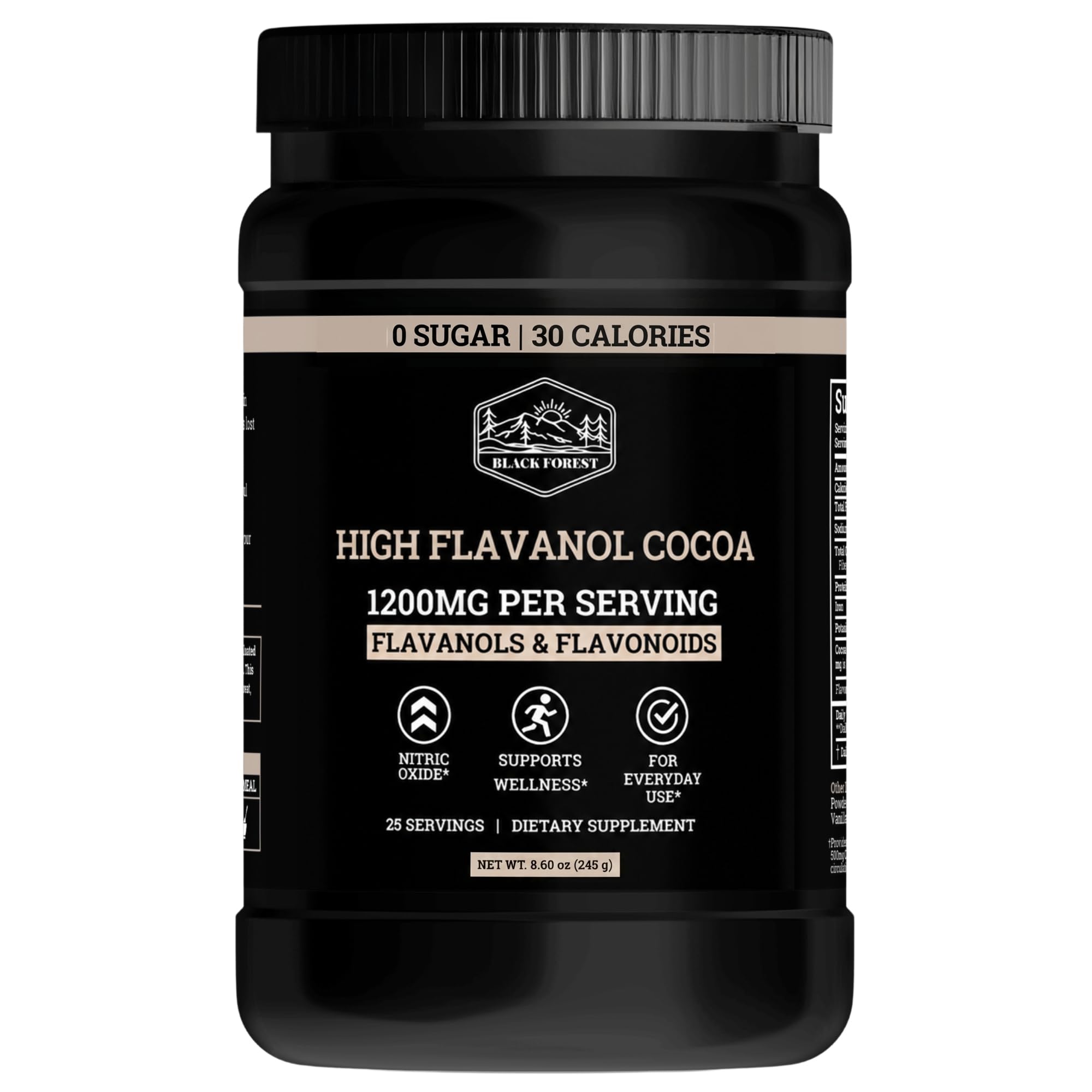 Black Forest front packaging showing jar and product name with premium quality