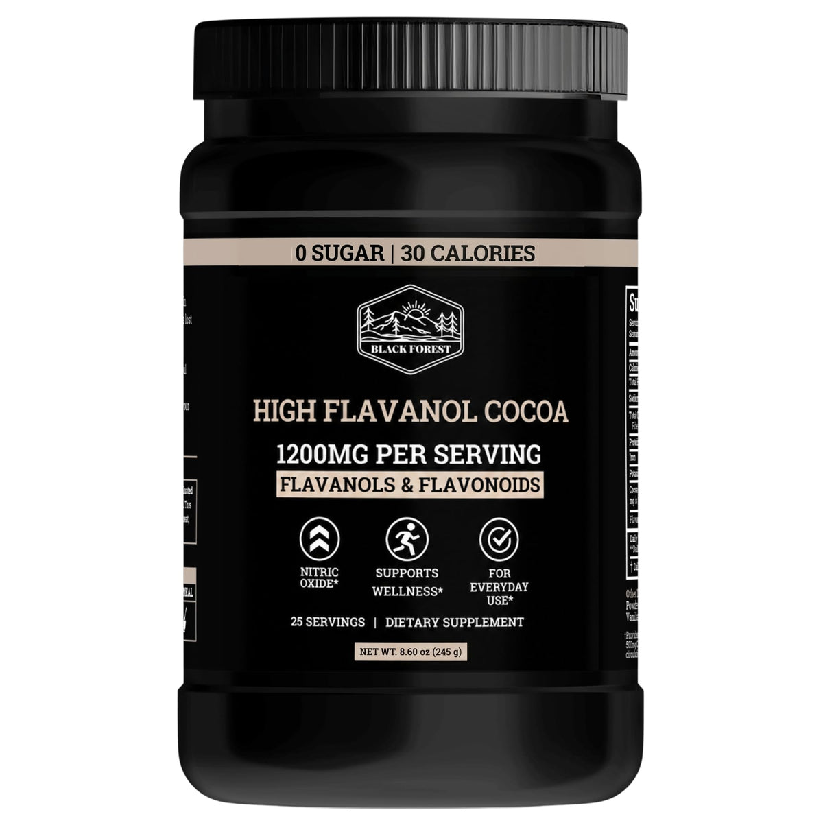 Black Forest front packaging showing jar and product name with premium quality