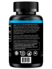 Black Forest NMN powder texture in hand emphasizing 99% purity and fine particle quality