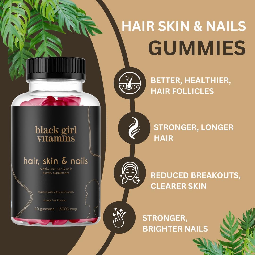Black Girl Vitamins gummy cross-section showing soft texture and ingredient clarity