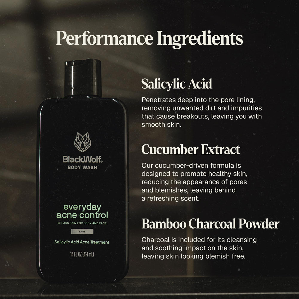 Black Wolf lather closeup illustrating foamy cleansing and exfoliating action