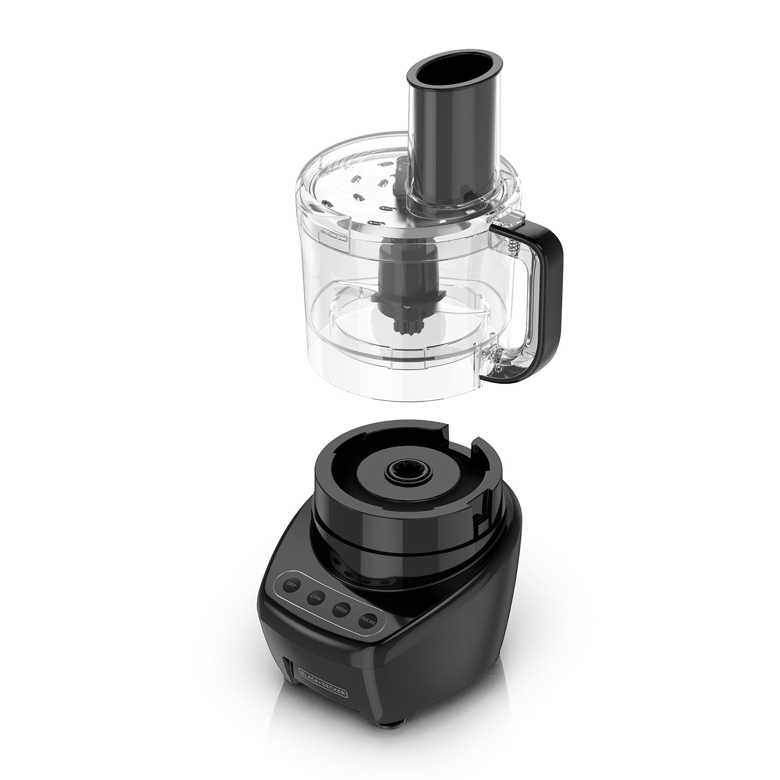 BLACK+DECKER assorted components laid out showing included attachments for versatile prep
