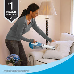 BLACK+DECKER flip-up brush close-up for gentle dusting on fabrics and surfaces