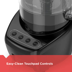 BLACK+DECKER reversible slice and shred disc detail showing metal disc for uniform cuts