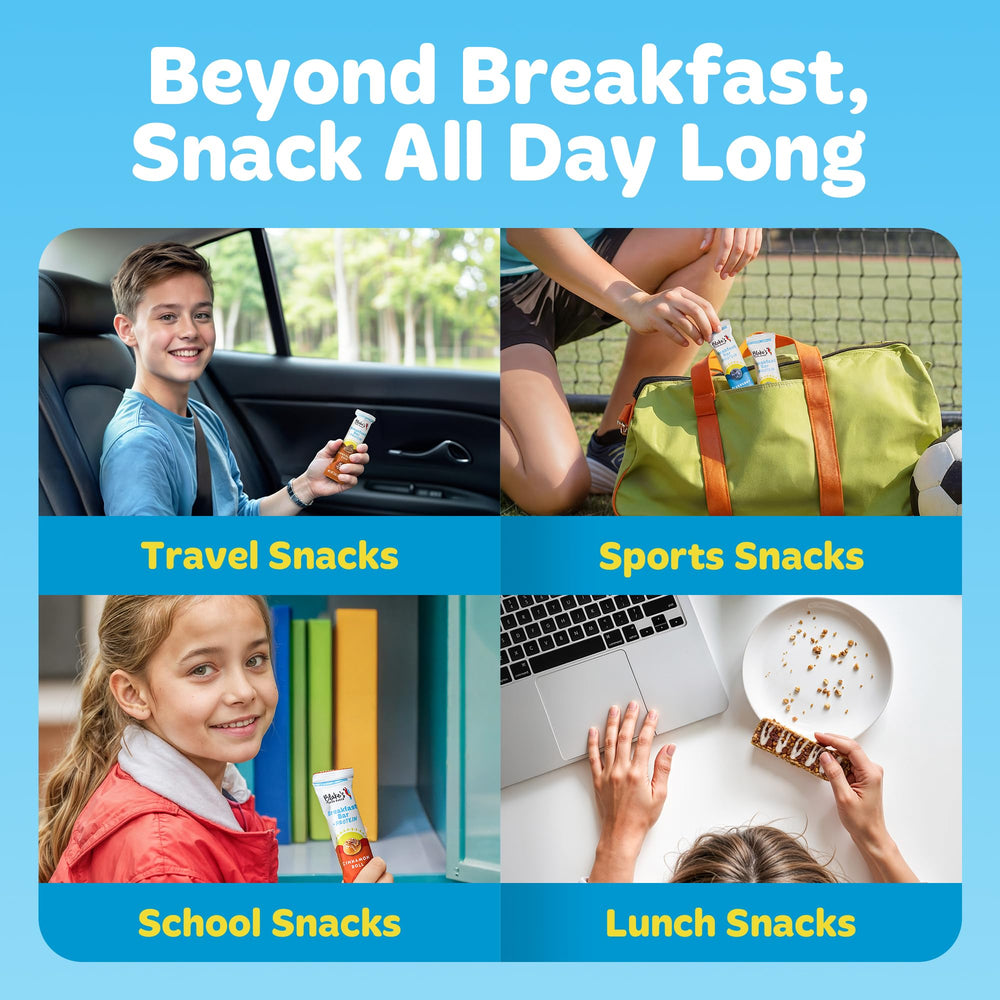Blake's Seed Based bars in a child's lunchbox conveying allergy-friendly safety