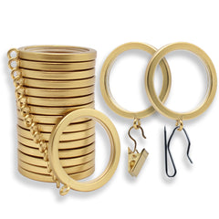 BlastHome brushed gold rings front view showing elegant finish and solid build