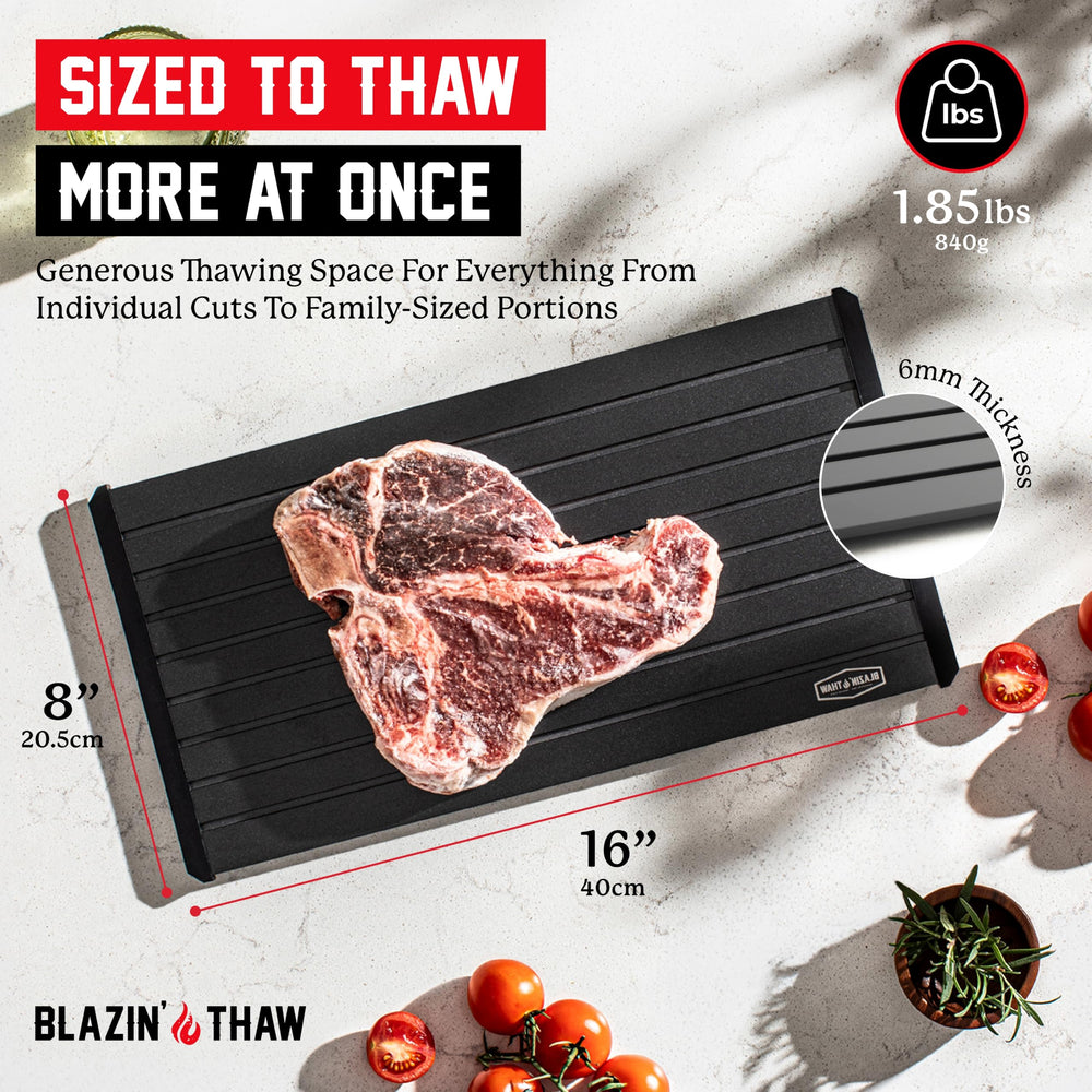 BLAZIN' THAW edge profile and grooves displaying efficient liquid drainage