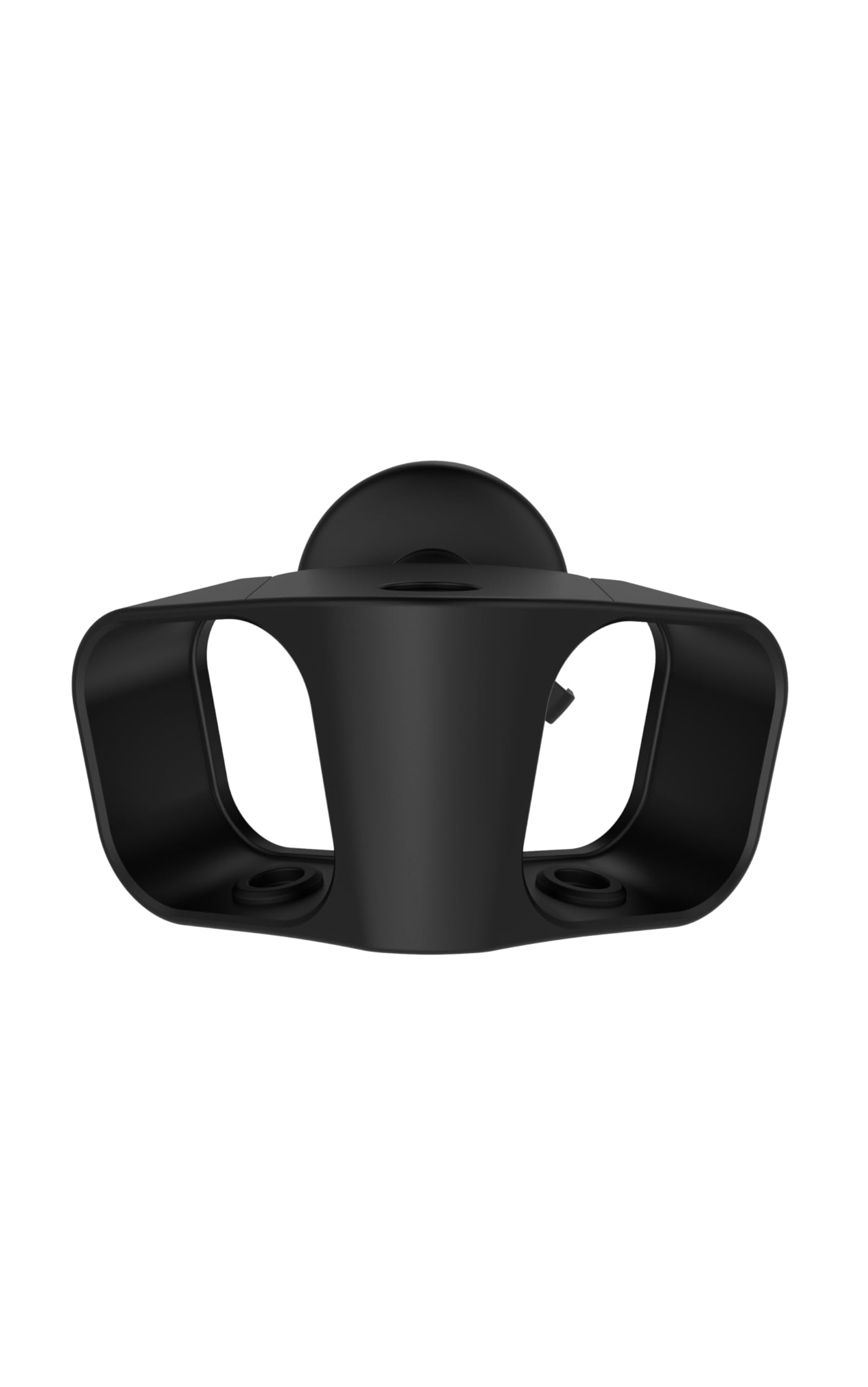 Blink Arc front-mounted on wall showing dual-camera alignment and tidy setup benefit