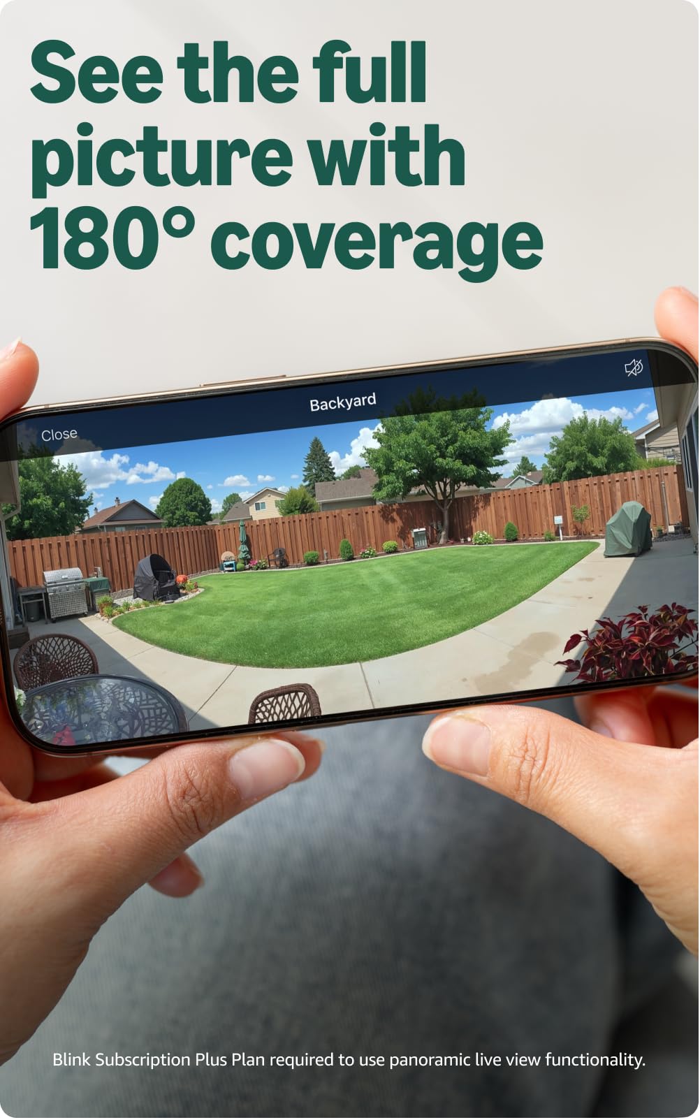 Blink Arc monitoring a driveway with two Blink cameras providing wide coverage benefit