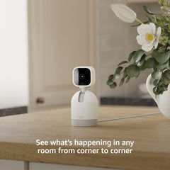 Blink Mini side profile plugged in, compact design fits small spaces benefit