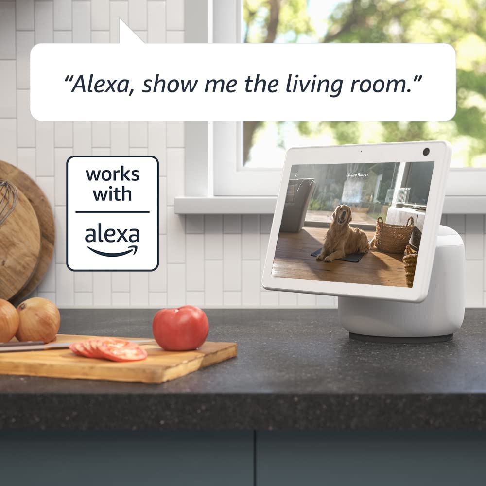 Blink Mini in living room monitoring family area, Blink provides peace of mind