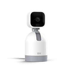 Blink Mini front view showing camera and mount, clear indoor monitoring