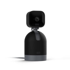 Blink Mini front view showing camera lens and LED, clear monitoring benefit