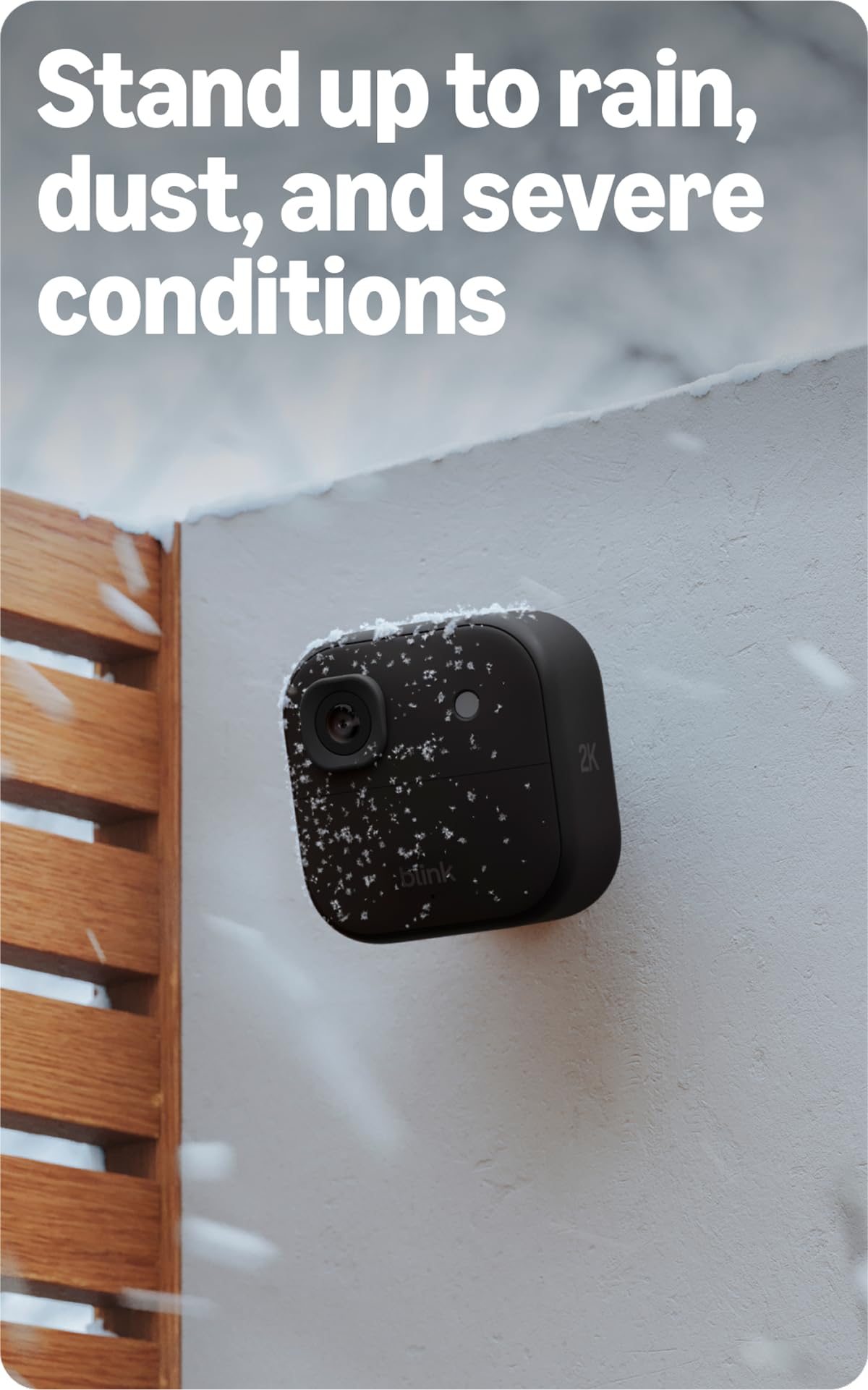 Blink Outdoor 2K+ color view in low light capturing nighttime hues for better identification