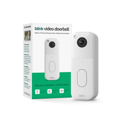 Blink Video Doorbell front view showing full-height camera for clearer monitoring