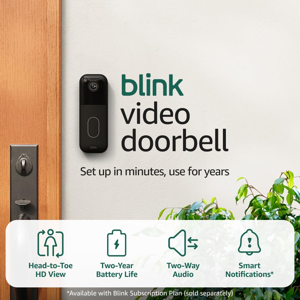 Blink side profile highlighting slim design and weather-resistant build benefits durability
