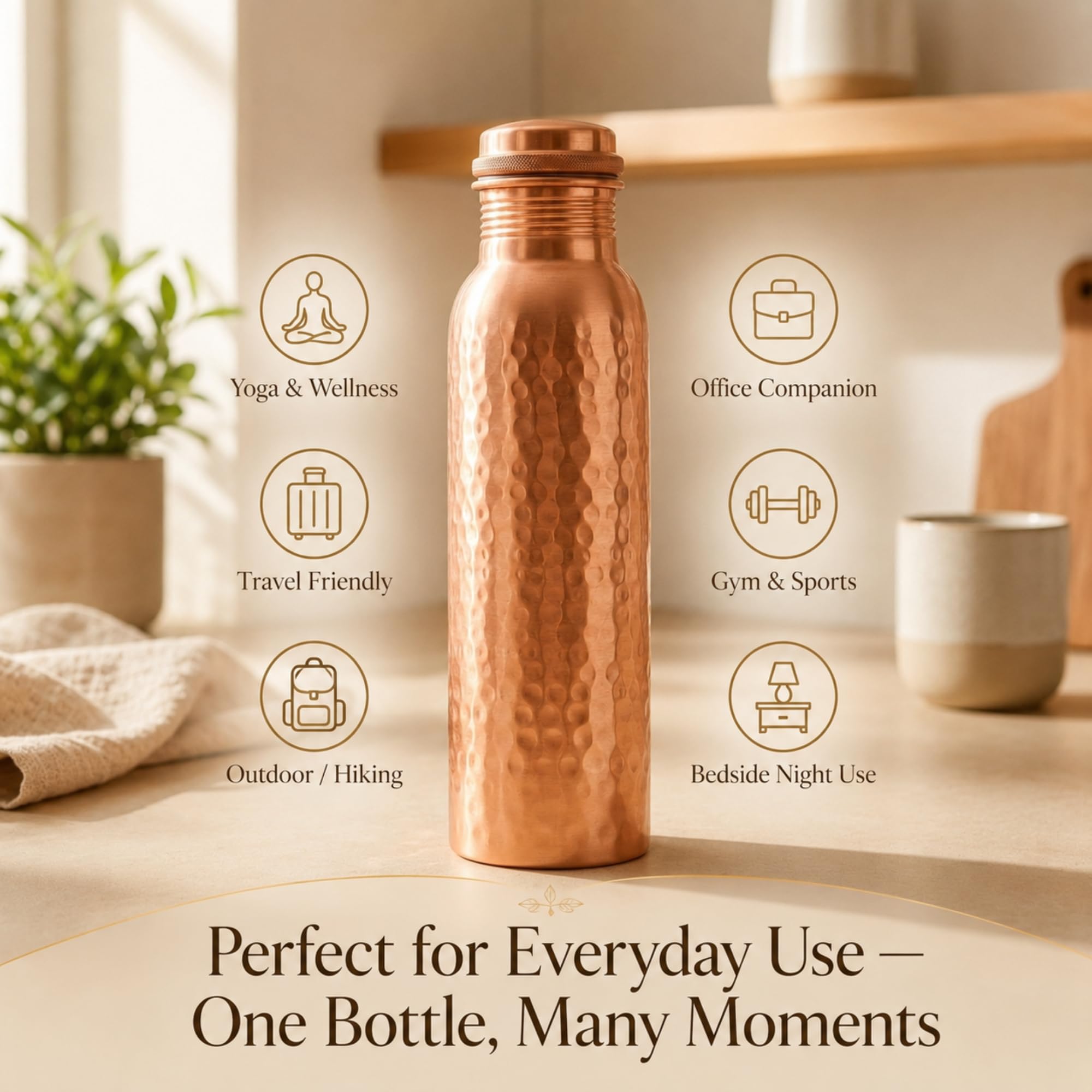 BLIXIFY bottle beside everyday items showing size and scale benefit
