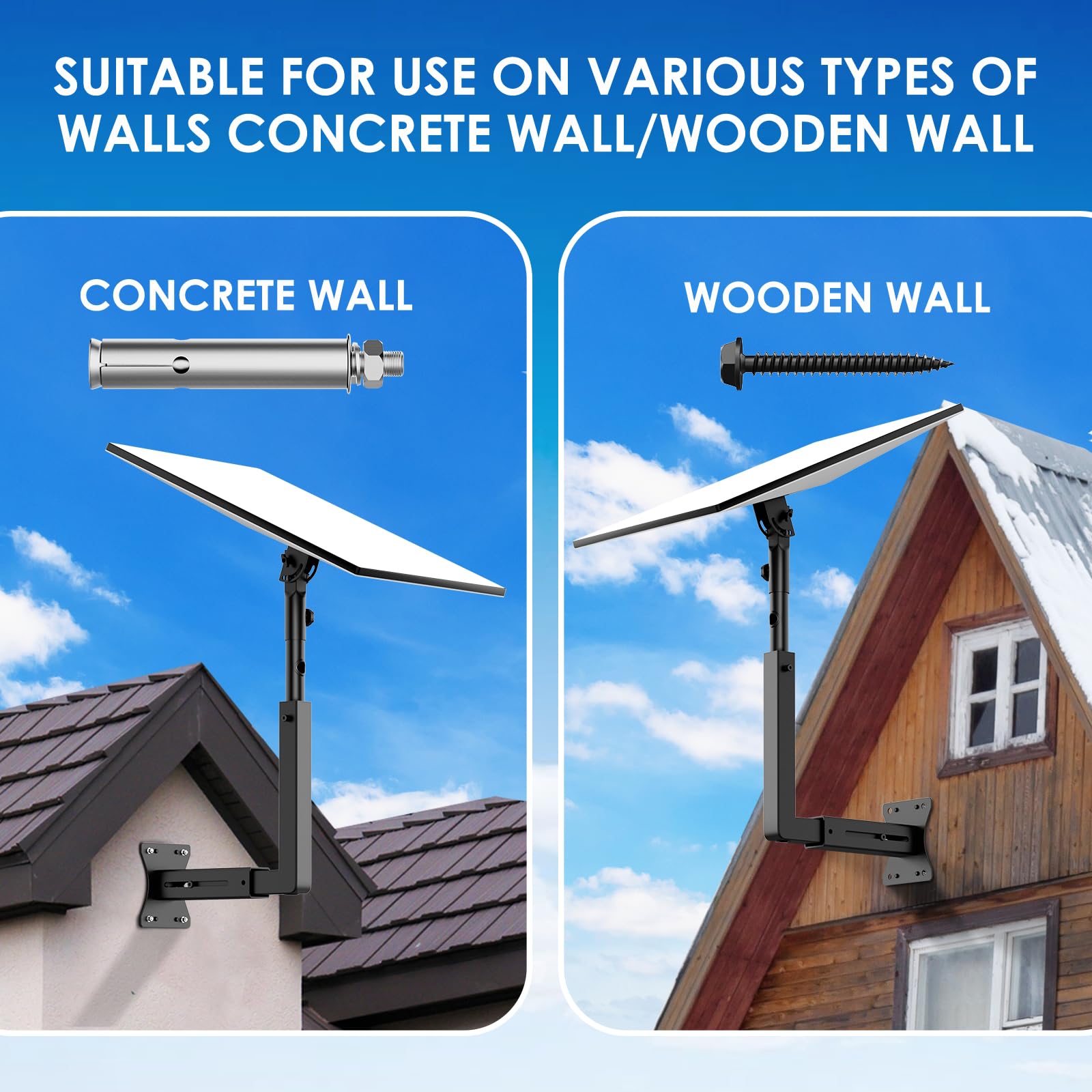 Bloazzup hidden cable hole detail protecting Starlink cable and improving weather resistance
