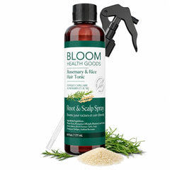 Bloom Health Goods front bottle label showing product and benefits