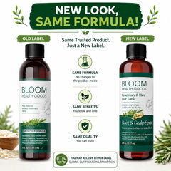 Bloom Health Goods fresh rosemary close-up illustrating small-batch freshness