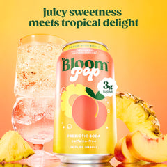 Bloom Nutrition close-up of bubbles and texture highlighting refreshing fizz
