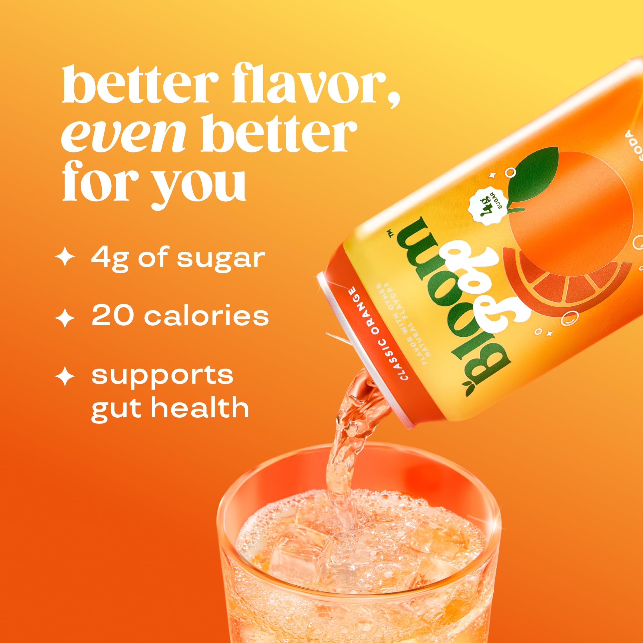 Bloom Nutrition Bloom Pop can in hand demonstrating portable convenience and easy on-the-go hydration