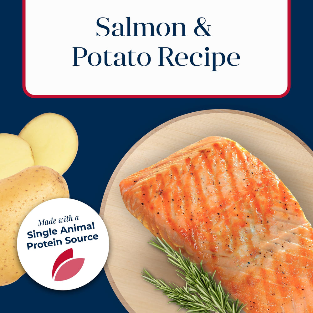 Blue Buffalo deboned salmon visual representing high-quality protein