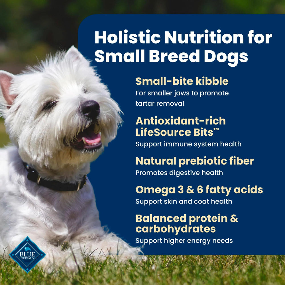 Blue Buffalo ingredients spread with real chicken and whole grains for nutrition